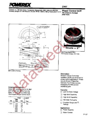 C441PD datasheet  